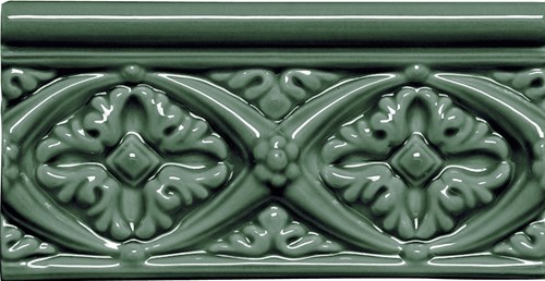 RELIEVE BIZANTINO 7,5X15 C/C VERDE OSCURO SM0624-main-image