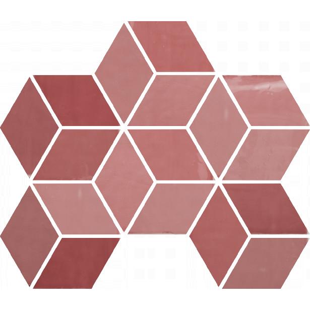 AZULEJOS NEW ZELLIGE DIAMOND/RHOMBUS BLUSH 9X15-main-image