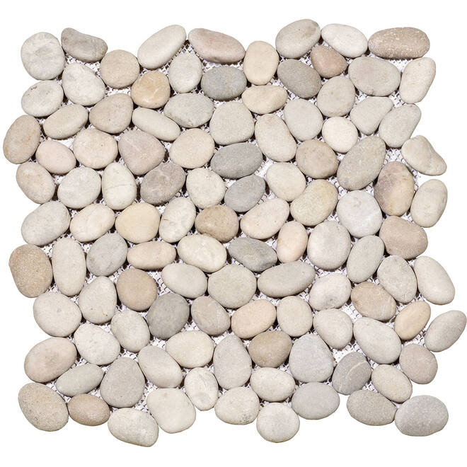 BEACH PEBBLES SMALL WHITE/BEIGE-main-image