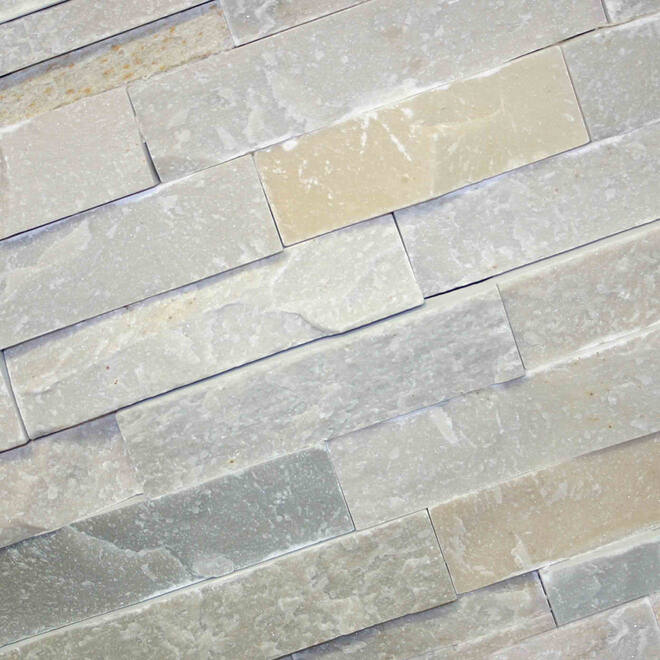 STONE PANELS WHITE QUARZITE 60X15X1,5-2,5 CM-main-image