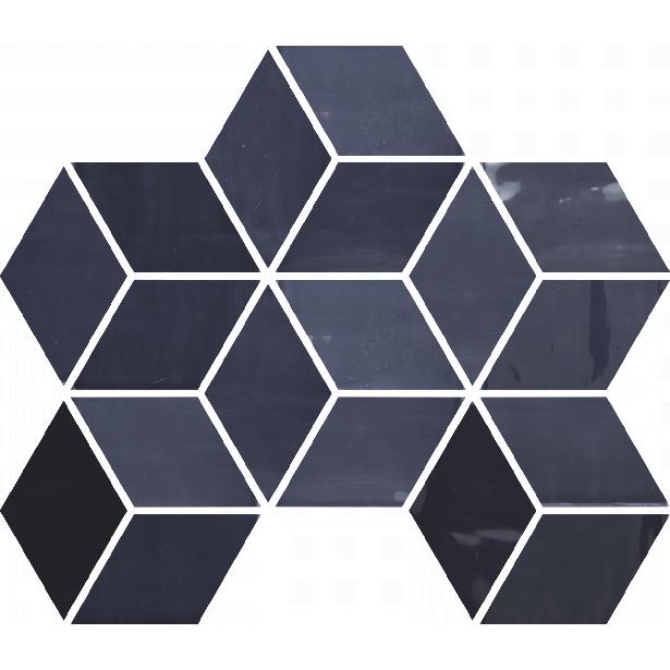 AZULEJOS NEW ZELLIGE DIAMOND/RHOMBUS NAVY 9X15-main-image