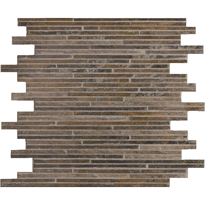 NATURAL SLATE MOSAIC RUST STRIP-main-image