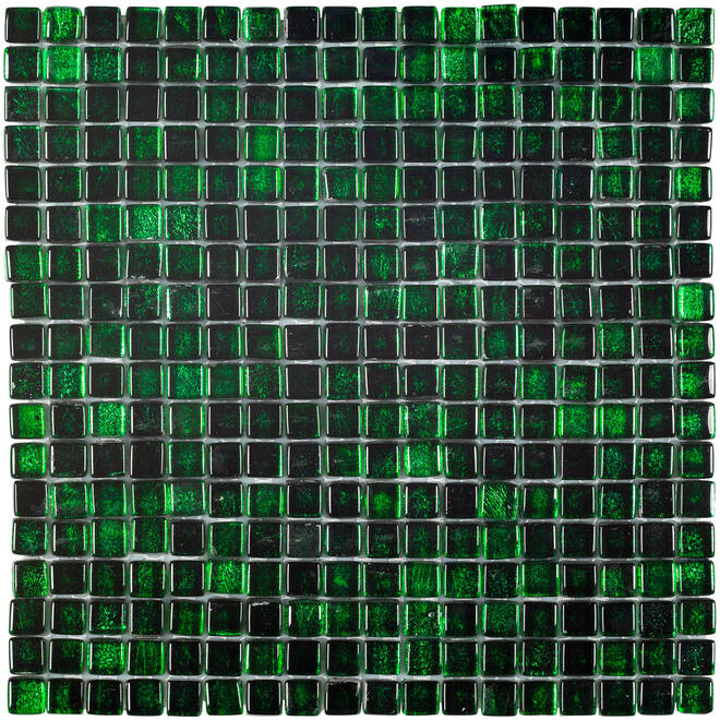 GLASMOZAÏEK NEW SAN MARCO EMERALD GREEN 1,5X1,5 CM-main-image