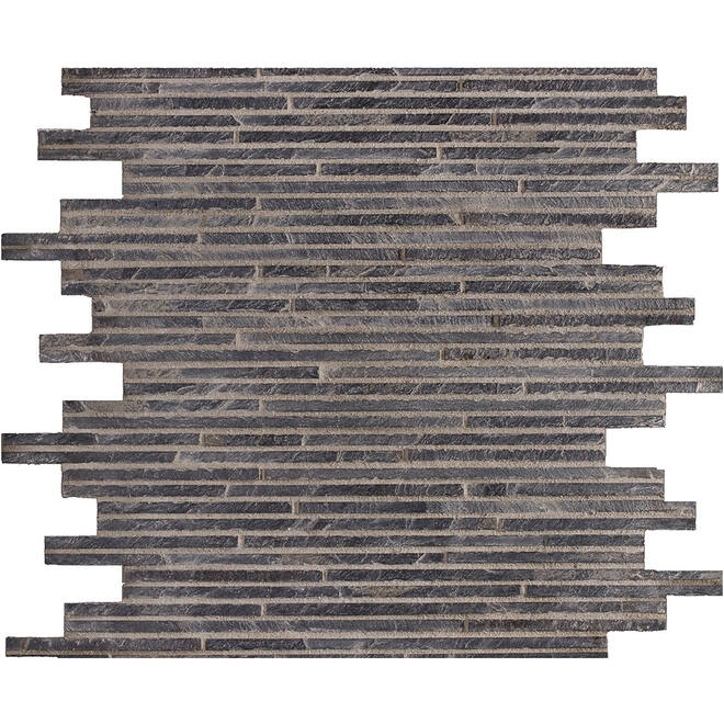 NATURAL SLATE MOSAIC BLACK STRIP-main-image