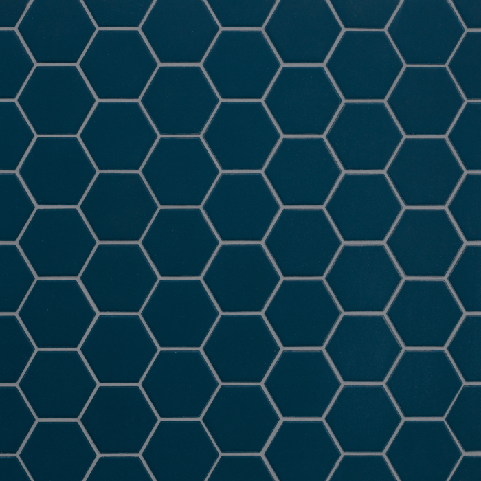 Hexa deep navy matt, mosaico-main-image