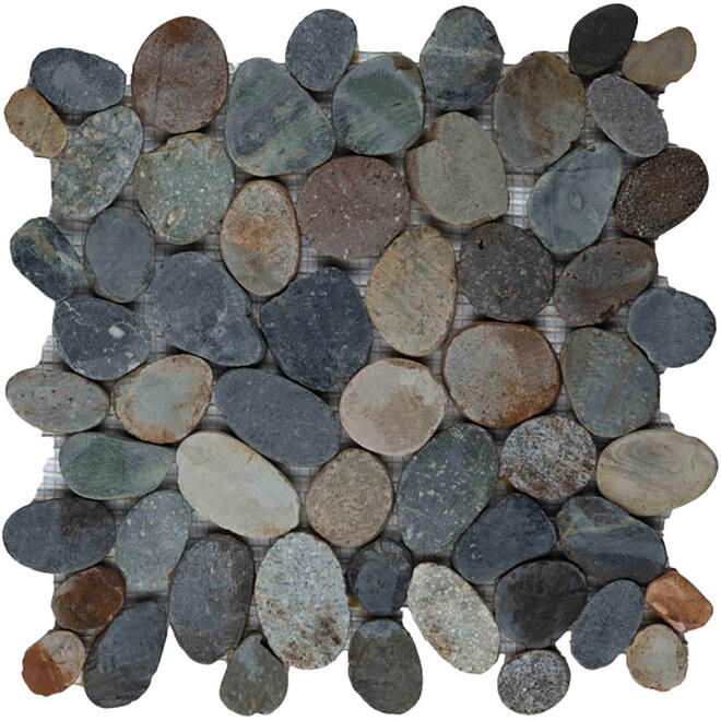 HORIZONTAL SLICED PEBBLES GREENY SWARTHY-main-image