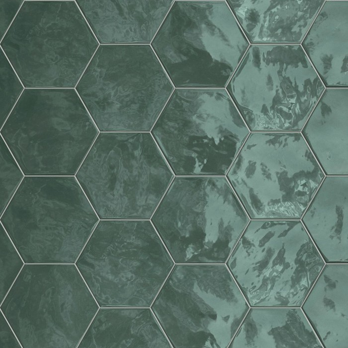 Hexa wall green echo glossy-main-image