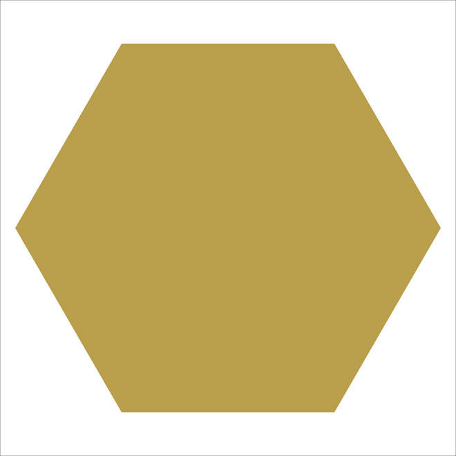 WM LOOSE 100MM HEXAGONS JAU YELLOW-main-image